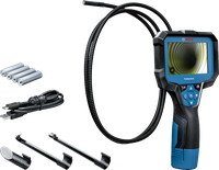 Bosch GIC 4-23 C inspection camera with accessories.