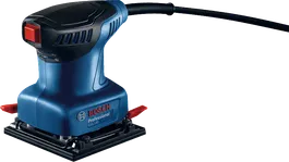 Bosch GSS 140 orbital sander with ergonomic grip.