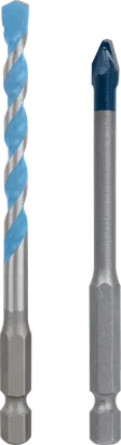 Bosch HEX-9 Hard Ceramic and Multi Construction drill bits, 6 mm.