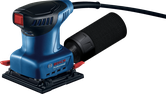 Bosch GSS 140 A orbital sander with dust box.
