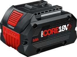 Bosch ProCORE18V+ 8.0Ah battery pack.