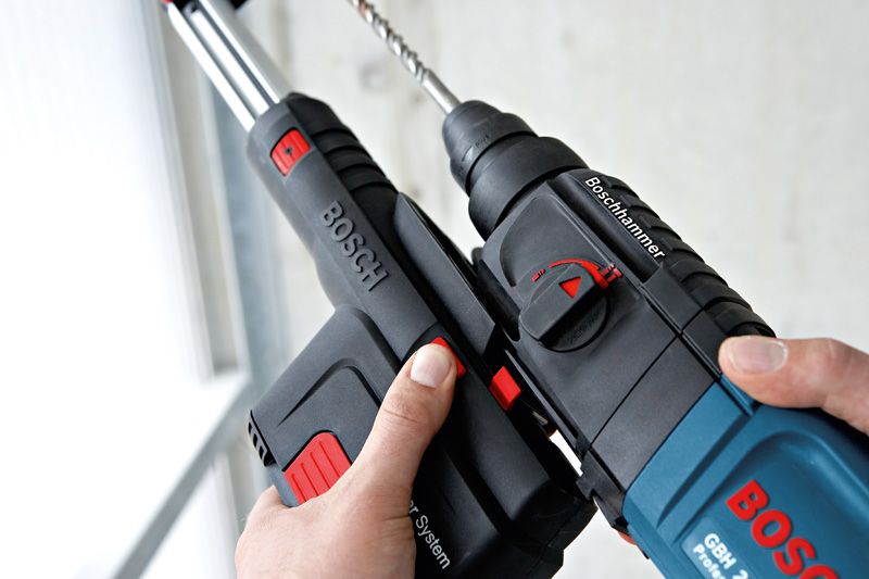 Bosch GBH 2-23 REA dust extraction hammer drill.