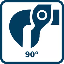Plier head position is 90° (corner pipe wrench)