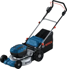 Bosch GRA 18V2-46 cordless lawnmower with brushless motor.