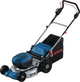 Bosch GRA 18V2-46 cordless lawnmower with brushless motor.