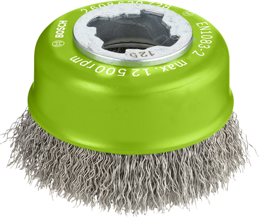Bosch PRO Stainless Steel clean X-Lock Cup Brush 75 mm.