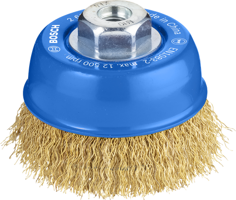 PRO Metal clean Bosch PRO Metal clean cup brush 75mm for angle grinders.