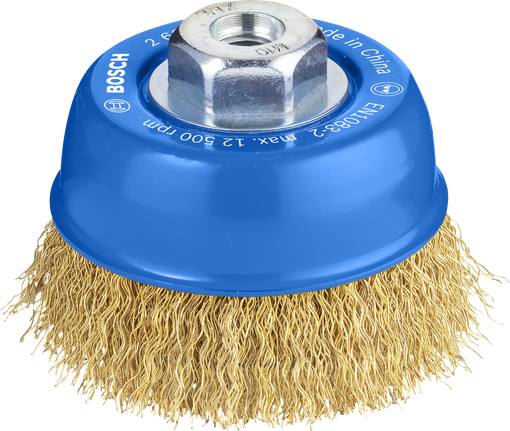 PRO Metal clean Cup Brush, 75 x 0.3 mm, Thread Bosch PRO Metal clean cup brush 75mm for angle grinders.