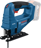Bosch GST 183-LI cordless jigsaw with visible battery slot.