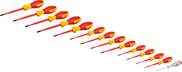 Bosch VDE Screwdriver Set mixed 14pc with insulated handles.