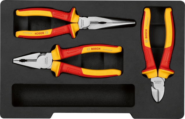 VDE Pliers Set 3 pcs Professional
