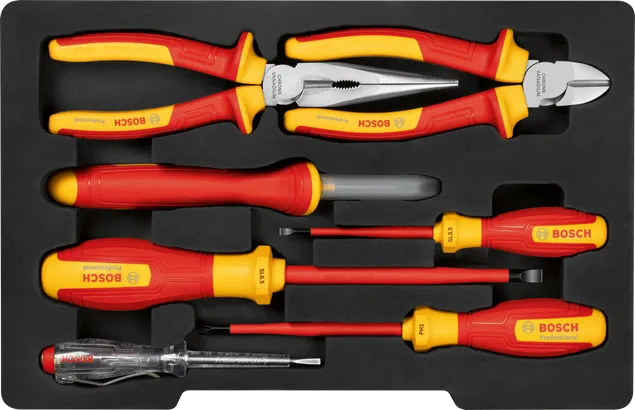 VDE Hand Tools Mixed Set 7 pcs Professional