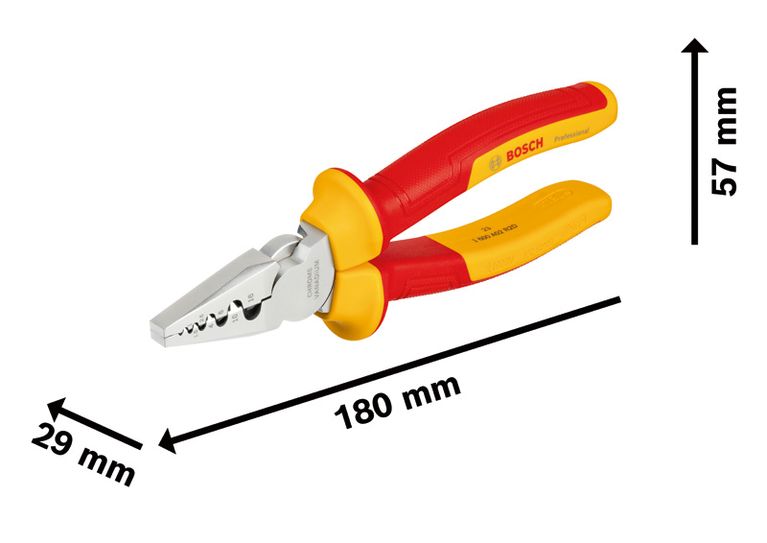 VDE Crimping Plier 180mm VDE Crimping Plier 180mm