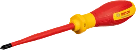Bosch VDE PH2 insulated screwdriver with ergonomic handle.