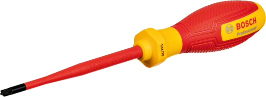 Bosch VDE insulated screwdriver for SL/PZ1 screws.