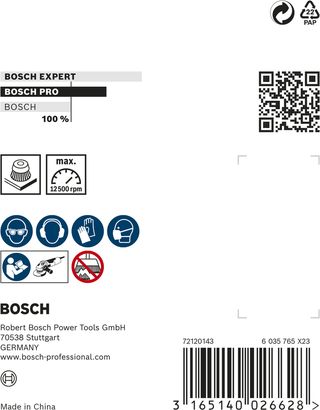 Bosch PRO Metal heavy cup brush 75 x 0.5 mm, thread.