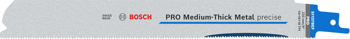 Bosch PRO Medium-Thick Metal precise S1137BEF blade.