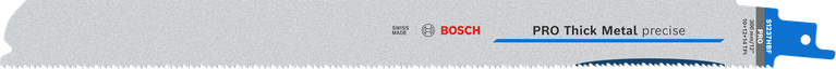PRO Thick Metal precise S1237HBF Blade, 1.1 x 25 x 300 mm, 5 pcs Bosch PRO Thick Metal precise S1237HBF blade 300 mm.