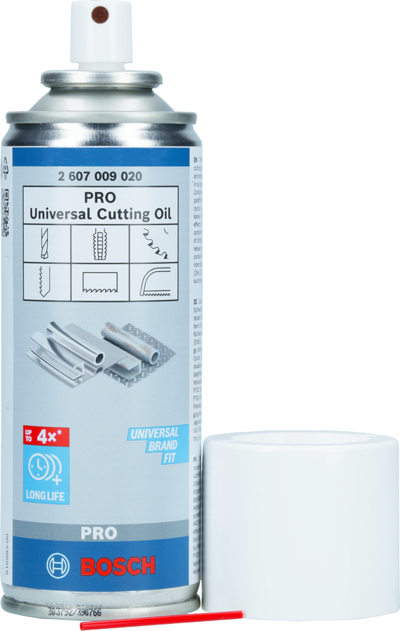 Bosch PRO Universal Cutting Oil 250 ml spray can.