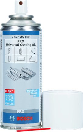 Bosch PRO Universal Cutting Oil spray can, long life.