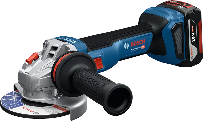 Bosch GWS 18V-11 S cordless angle grinder.