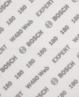 Bosch EXPERT W480 Web 1/4 hand sanding sheet, grit 180.