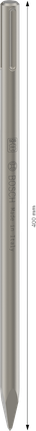 PRO SDS max-4C Pointed Chisel Set, 400 mm, 10 pcs Bosch PRO SDS max-4C pointed chisel 400 mm.