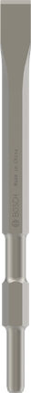PRO HEX 17-4C Flat Chisel, 22 x 280 mm Bosch PRO HEX 17-4C flat chisel, 280 mm hex shank.