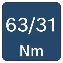 Torque 63/31 Nm
