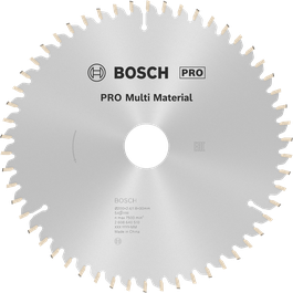 Bosch PRO Multi Material circular saw blade, 54 teeth.