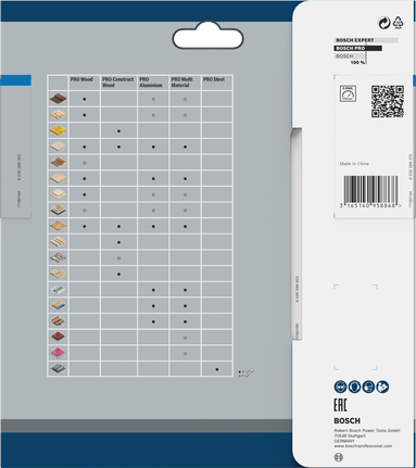 Bosch PRO Aluminium circular saw blade 165 x 1.8 x 30 mm.