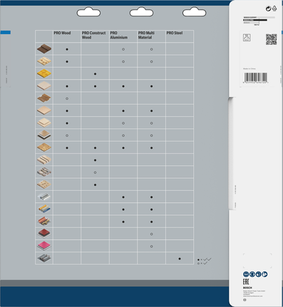 PRO Steel Circular Saw Blade, Corded, 355 x 2.2 x 25.4 mm, T66 Bosch PRO Steel circular saw blade 355×2.2×25.4 mm T66.