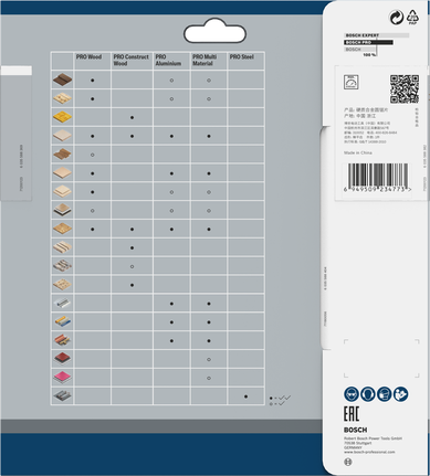 PRO Multi Material cordless Circular Saw Blade, 184 x 2 x 25.4 mm, T60 Bosch PRO Multi Material circular saw blade 184 x 2 x 25.4 mm T60.