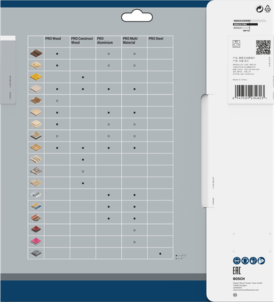 Bosch PRO Multi Material circular saw blade 254 x 2.7 x 30 mm T120.