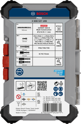 Bosch PRO Impact Mixed Set 40 pcs.