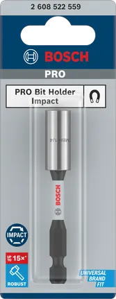 PRO Standard Bit Holder Impact, 75 mm Bosch PRO Standard Bit Holder Impact 75 mm.
