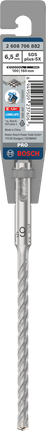 PRO SDS plus-5X Hammer Drill Bit, 6.5 x 100 x 160 mm PRO SDS plus-5X Hammer Drill Bit, 6.5 x 100 x 160 mm