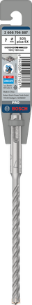 PRO SDS plus-5X Hammer Drill Bit, 7 x 100 x 160 mm PRO SDS plus-5X Hammer Drill Bit, 7 x 100 x 160 mm