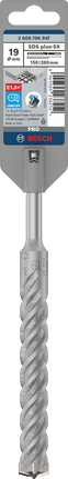 PRO SDS plus-5X Hammer Drill Bit, 19 x 150 x 200 mm PRO SDS plus-5X Hammer Drill Bit, 19 x 150 x 200 mm