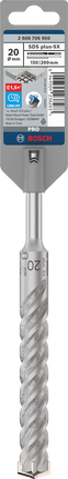 PRO SDS plus-5X Hammer Drill Bit, 20 x 150 x 200 mm PRO SDS plus-5X Hammer Drill Bit, 20 x 150 x 200 mm