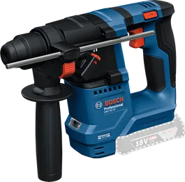 Bosch GBH 18V-18 rotary hammer with side handle.
