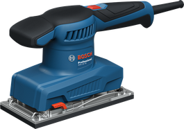 Bosch GSS 20-18 orbital sander for smooth sanding.