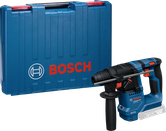 Bosch GBH 18V-18 cordless rotary hammer with case.