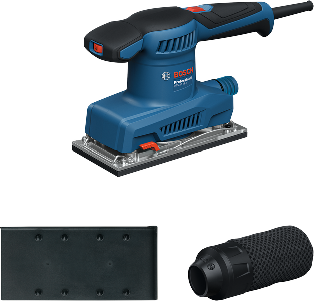 Bosch GSS 20-18 A cordless orbital sander.