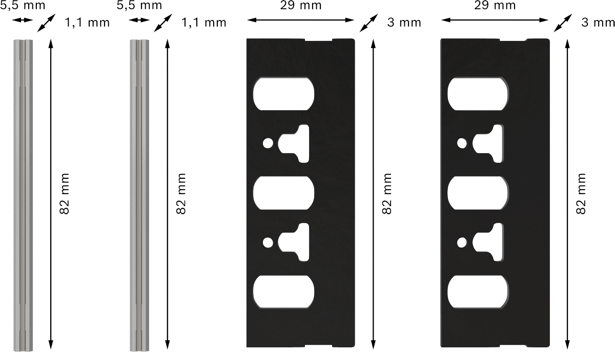 PRO Planer Knife Set
