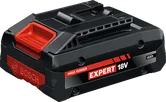 Bosch EXBA18V-40 battery pack, 18V 4Ah capacity.