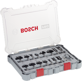 PRO Router Bit Mixed Set, 15 pcs