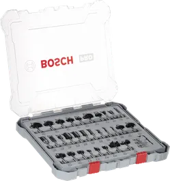 Bosch PRO Router Bit Mixed Set 8 mm shank 30 pcs.