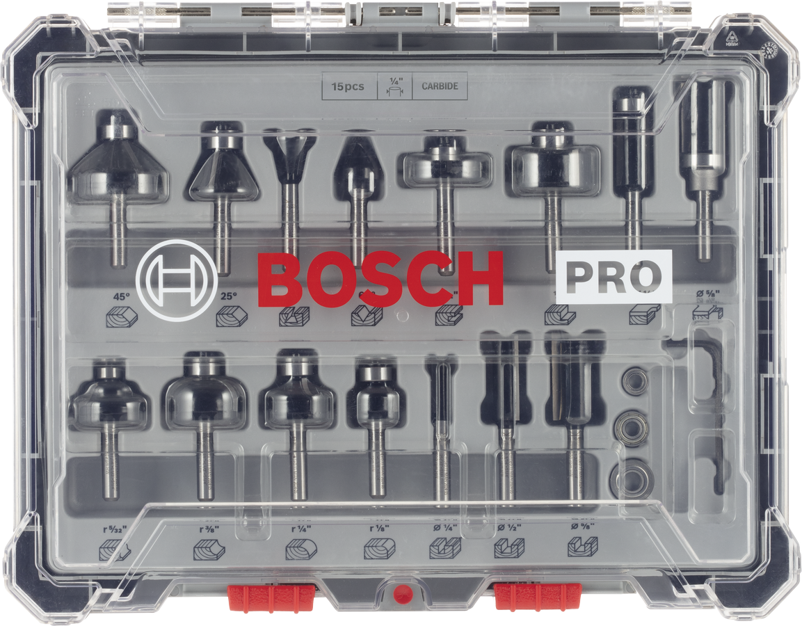 PRO Router Bit Set