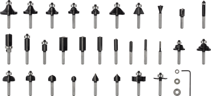 PRO Router Bit Set PRO Router Bit Set